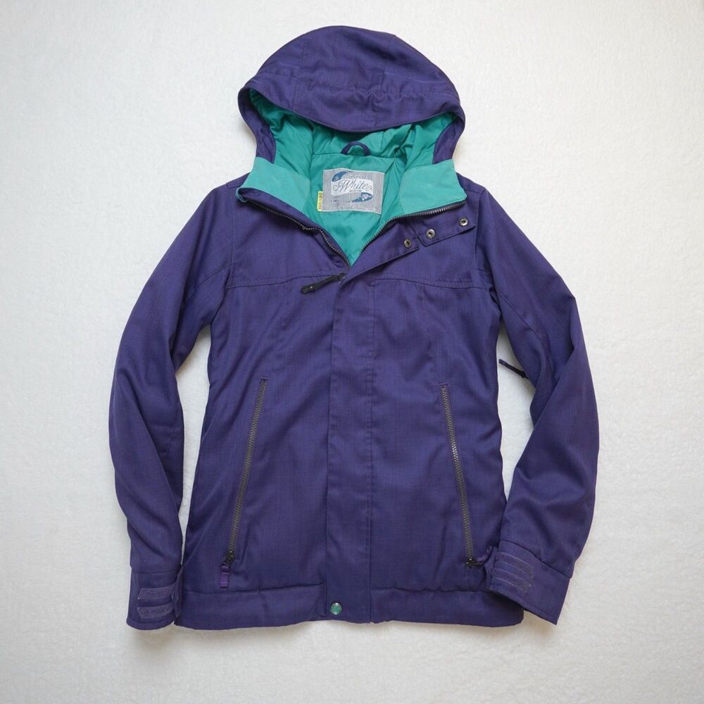 Burton The White Collection Dryride Snowboard Winter Jacket - Women Extra Small